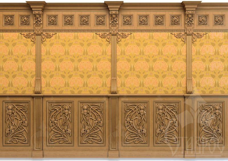 Стеновые панели буазери Ставрос