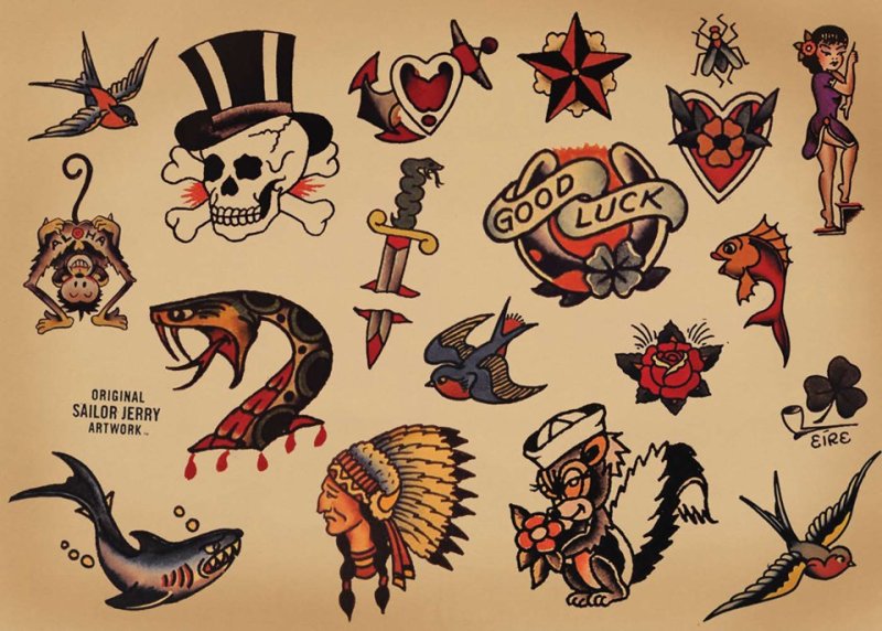 Тату Sailor Jerry