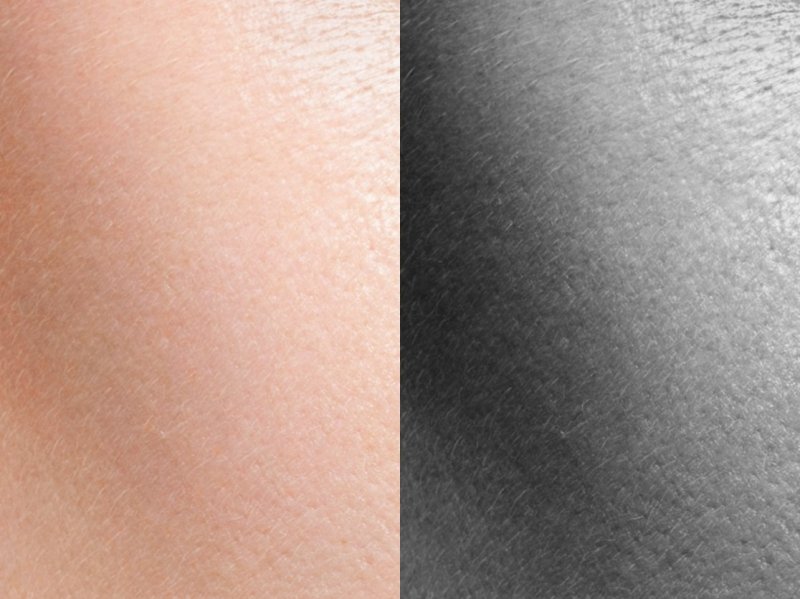 Текстура человеческой кожи