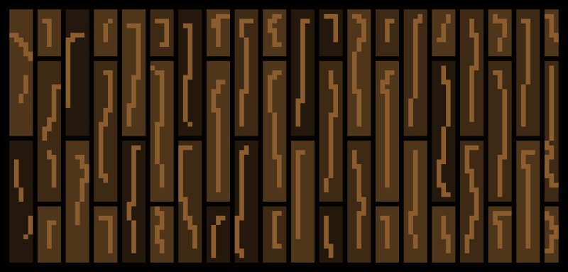 Пиксельная деревянная стена