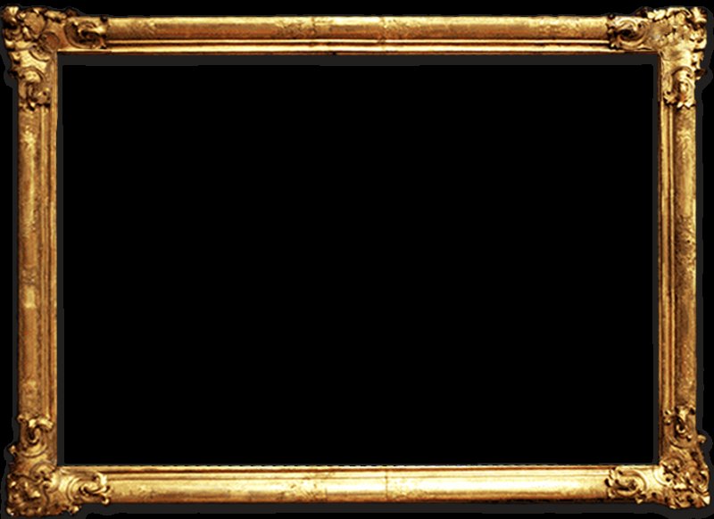 Рамка золото