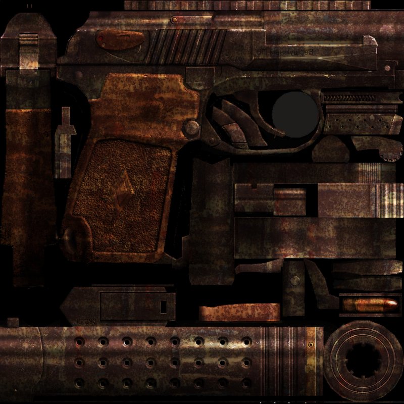 Stalker билдовские текстуры оружия