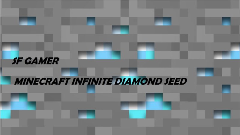 Блок алмазной руды майнкрафт