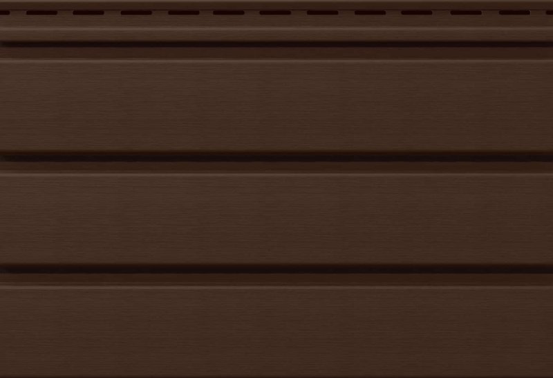 Виниловый сайдинг Vox Unicolor брус SV-05, антрацит