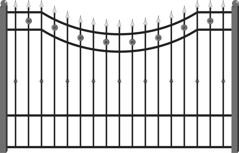 Железный забор