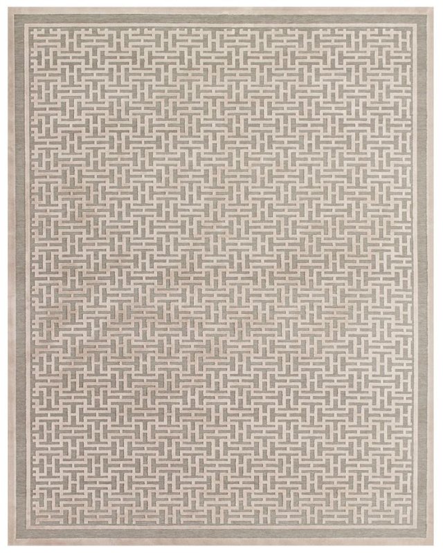 Ковер бежевый современный