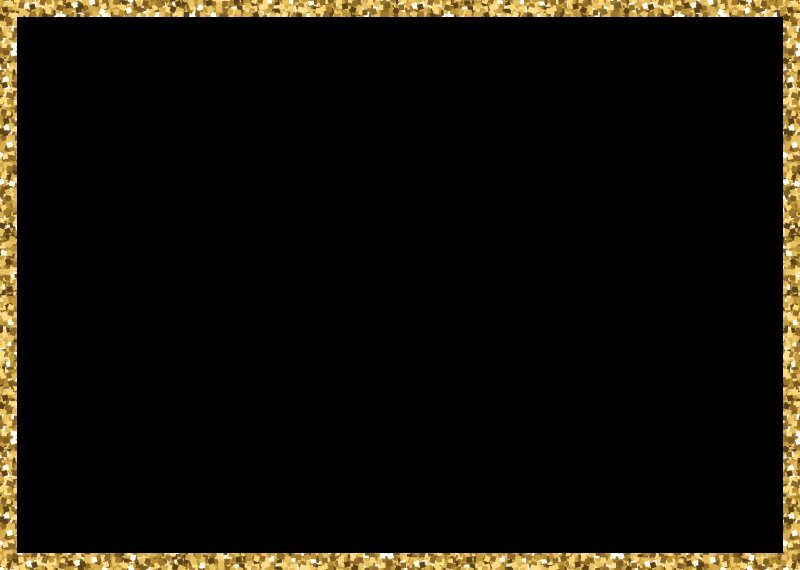 Рамка золото