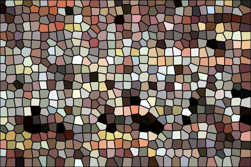 Цветная мозаика