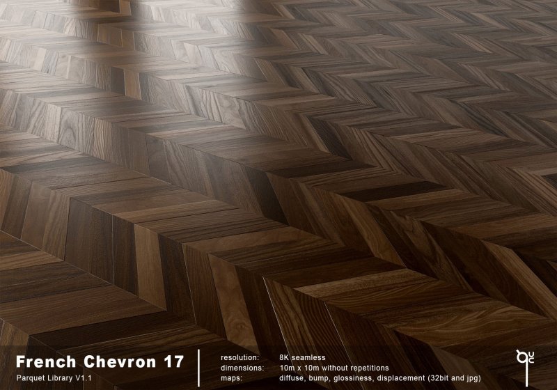 Паркет Шеврон текстура