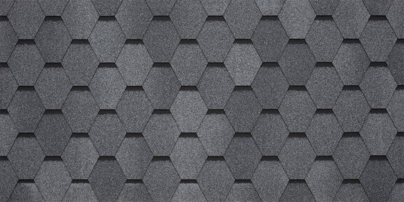 Битумная черепица Tegola Garda granito 469 (серый)