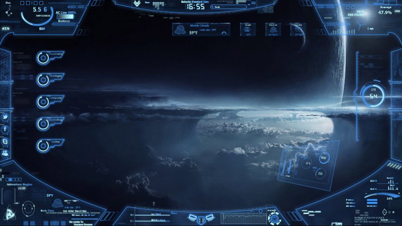 Панель космического корабля