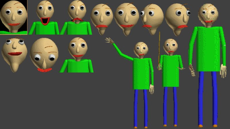 БАЛДИ моделька