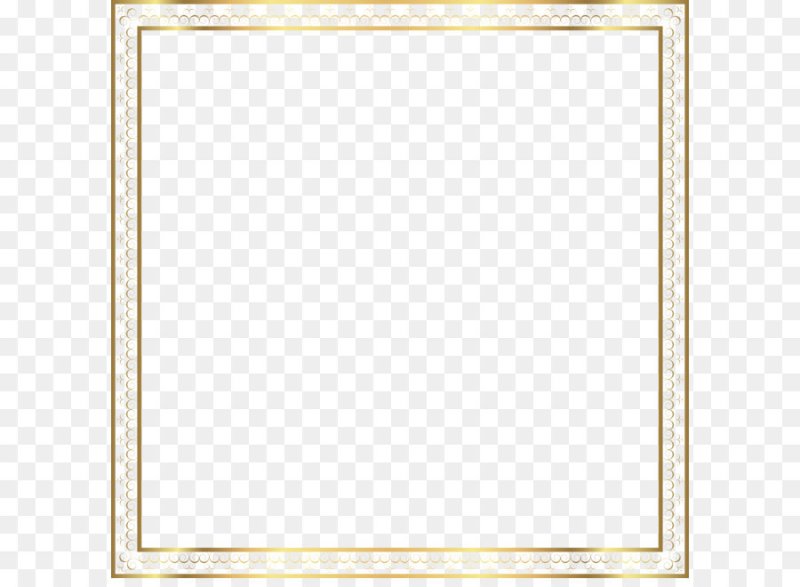 Рамка золото