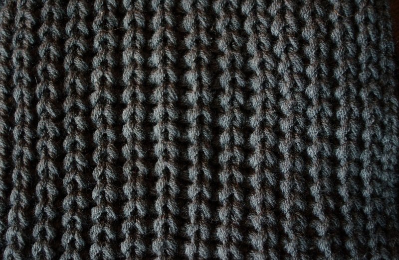 Шерстяная вязаная ткань