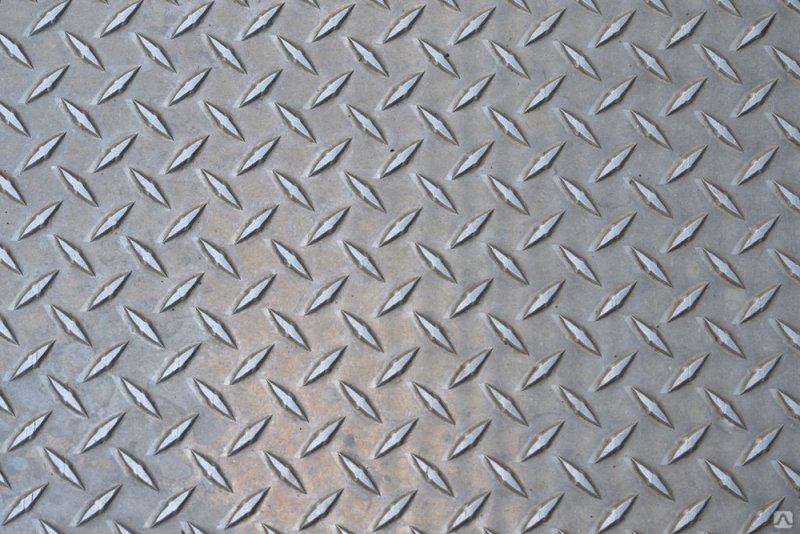 Лист рифлёный стальной 1250х2500х3мм