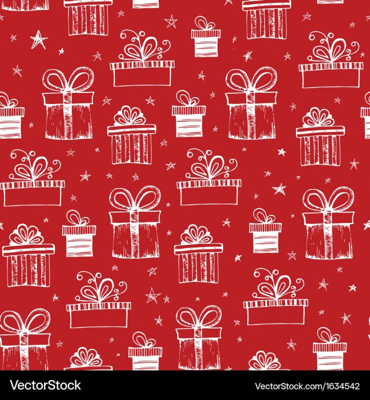 Подарочная упаковка паттерн