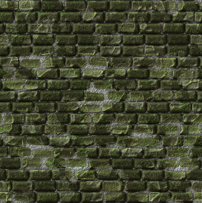 Зеленый кирпич