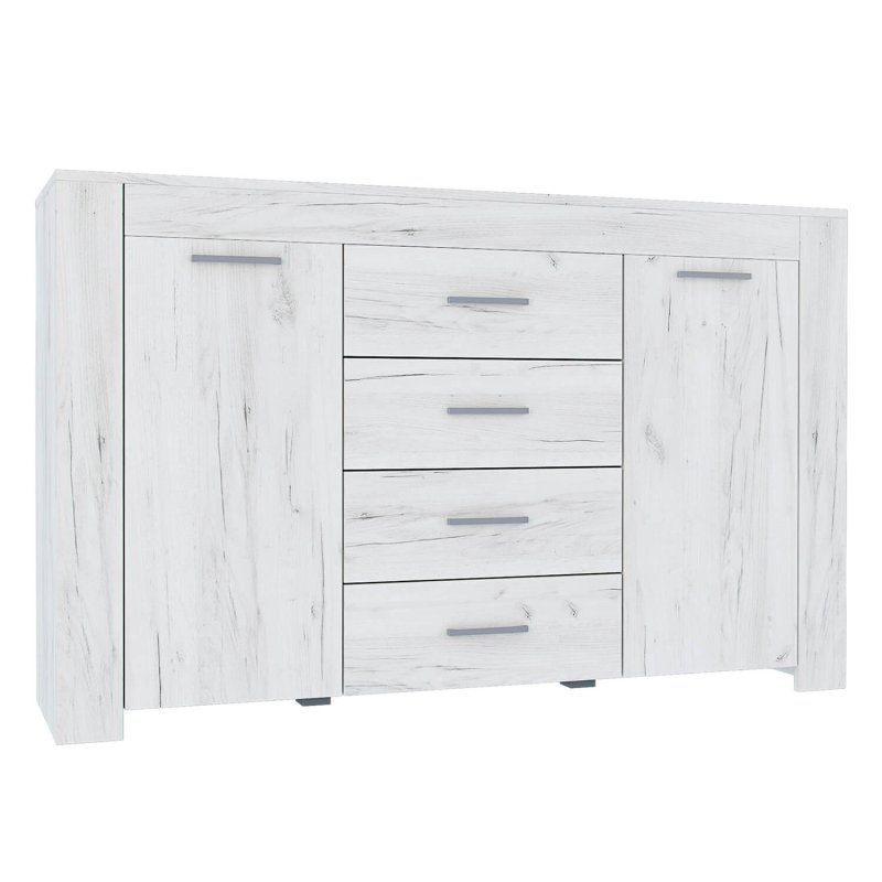 Комод дуб крафт серый