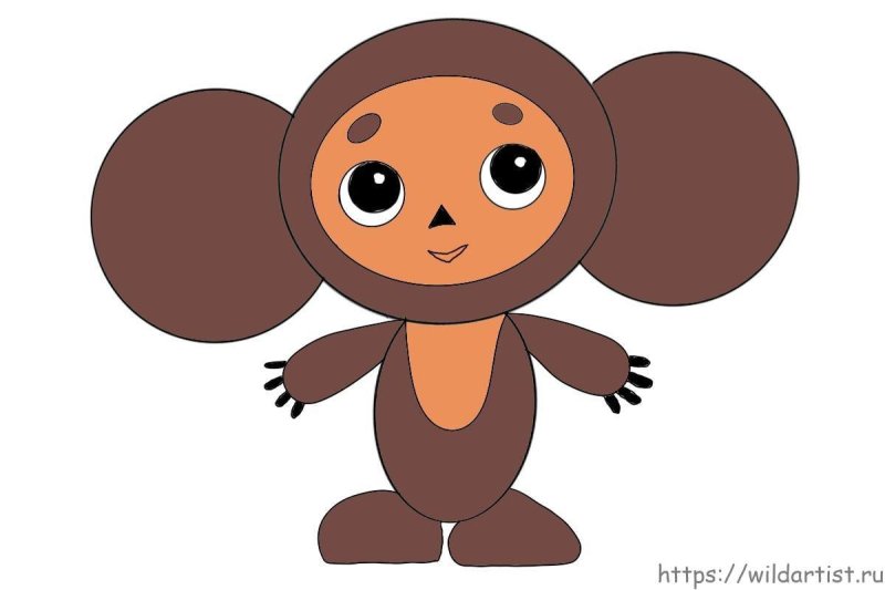 Чебурашка мультяшный