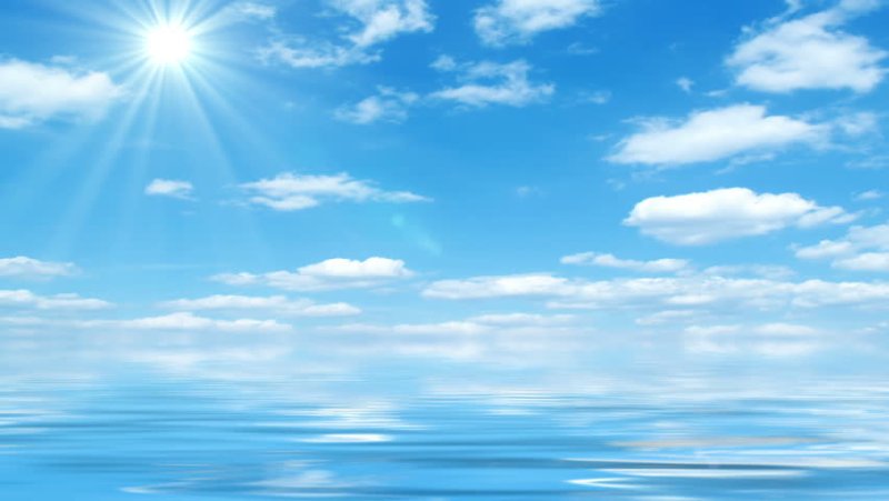 Голубое небо