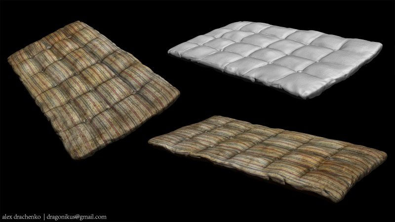 Обоссаный матрас 3д модель