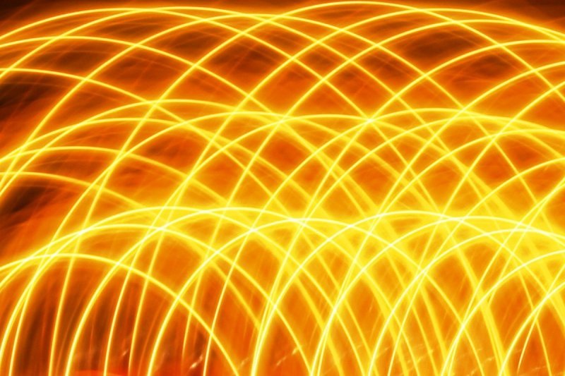 Оранжевый неон