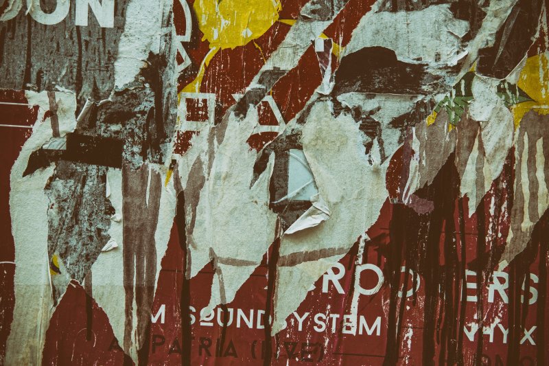 Текстура плаката