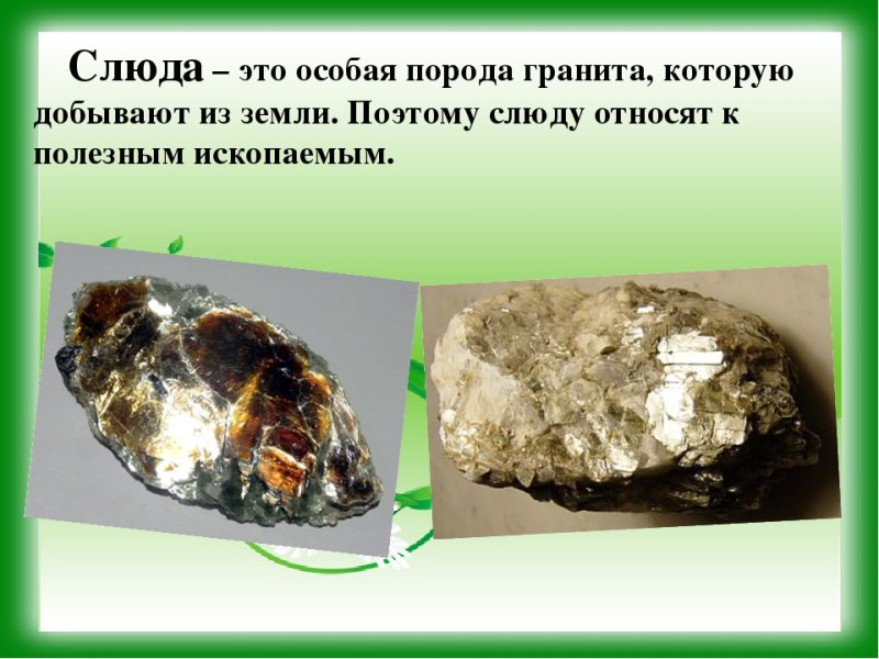 Слюда полезное ископаемое