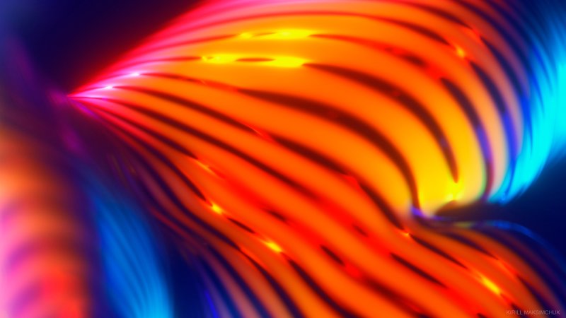 Оранжевый неон