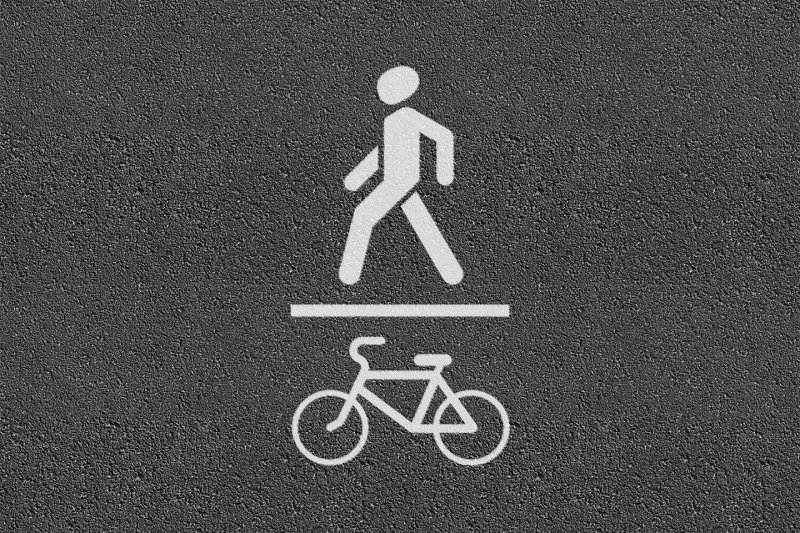 Разметка велодорожки 1.23.3