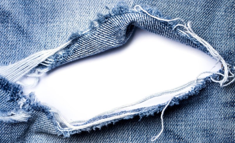 Рваные джинса ткань