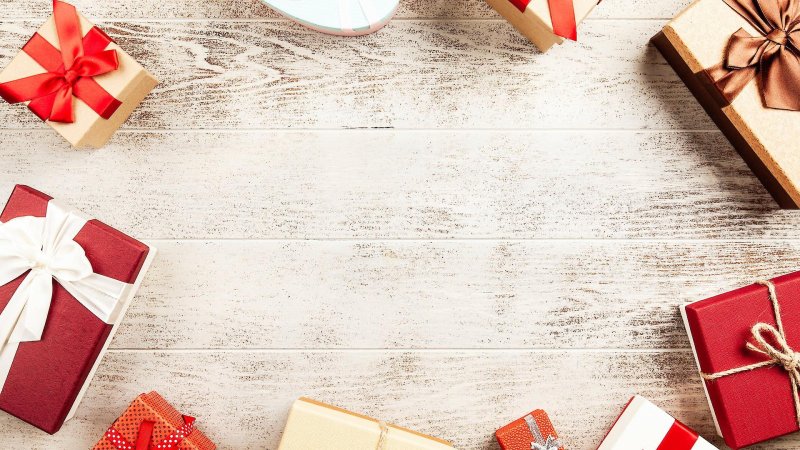 Фон с подарками для фотошопа