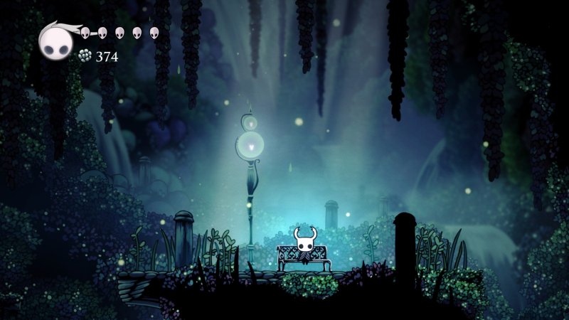 Зелёная тропа Hollow Knight арт