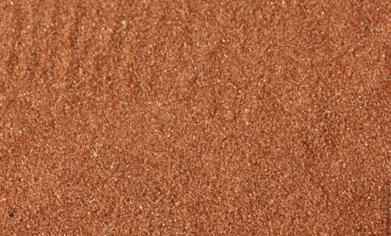 Песок кварцевый коричневый