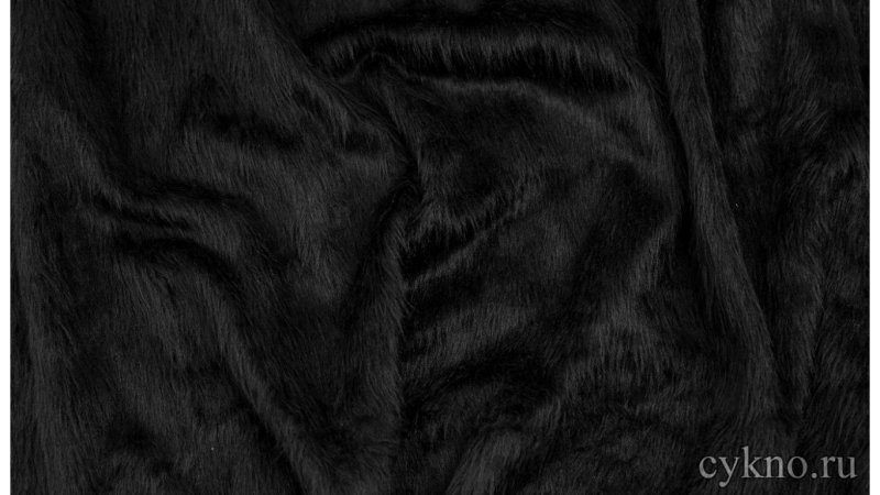 Черный мех