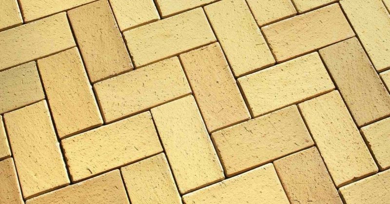 Светлая клинкерная брусчатка