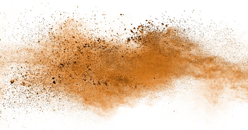 Коричневые брызги