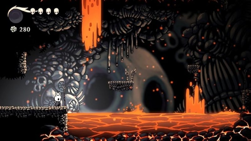 Лес костей Hollow Knight