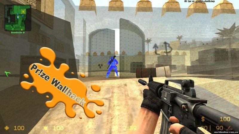 Counter Strike source текстурное WH