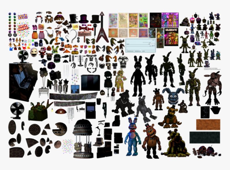 Части АНИМАТРОНИКОВ