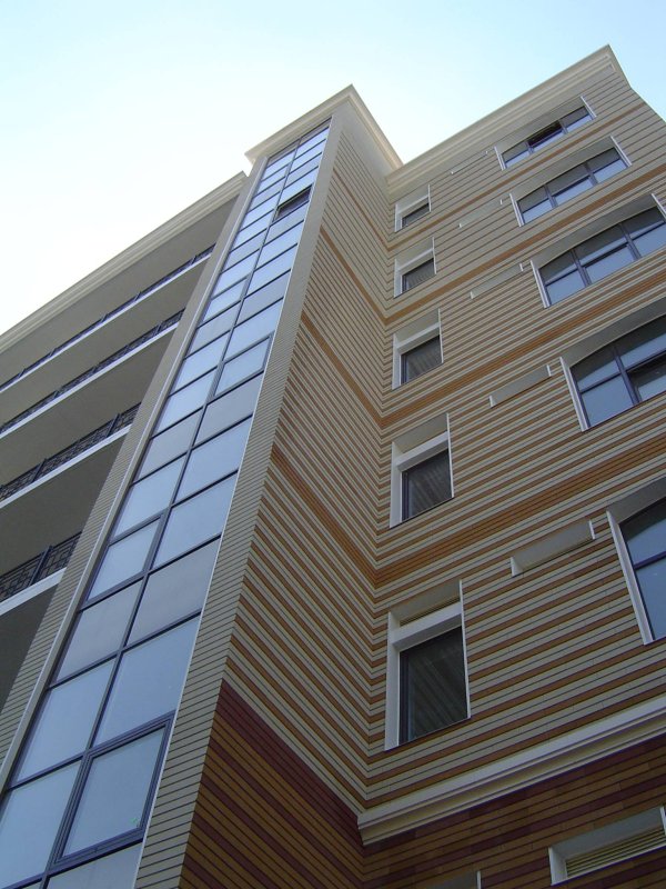 Фронтон с вентилируемым фасадом