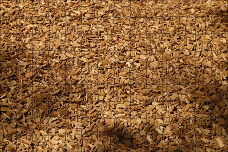 Крупные опилки