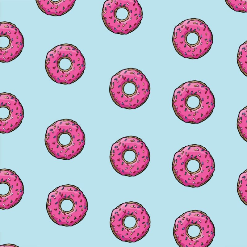 Пончики фон