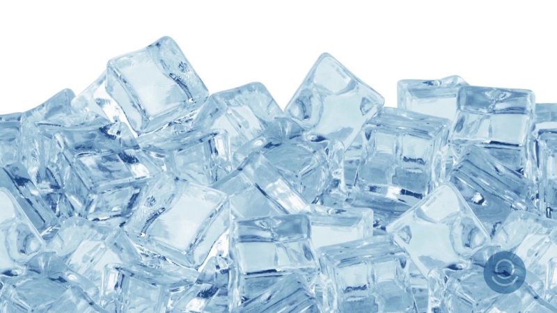 Кубик льда текстура