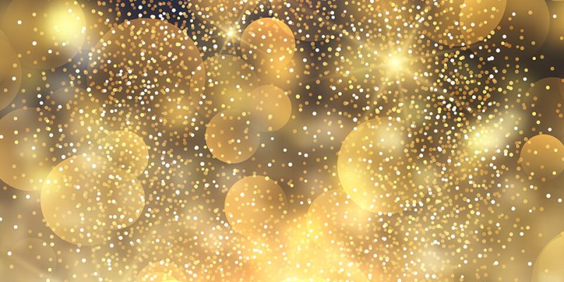Золотистые блестки