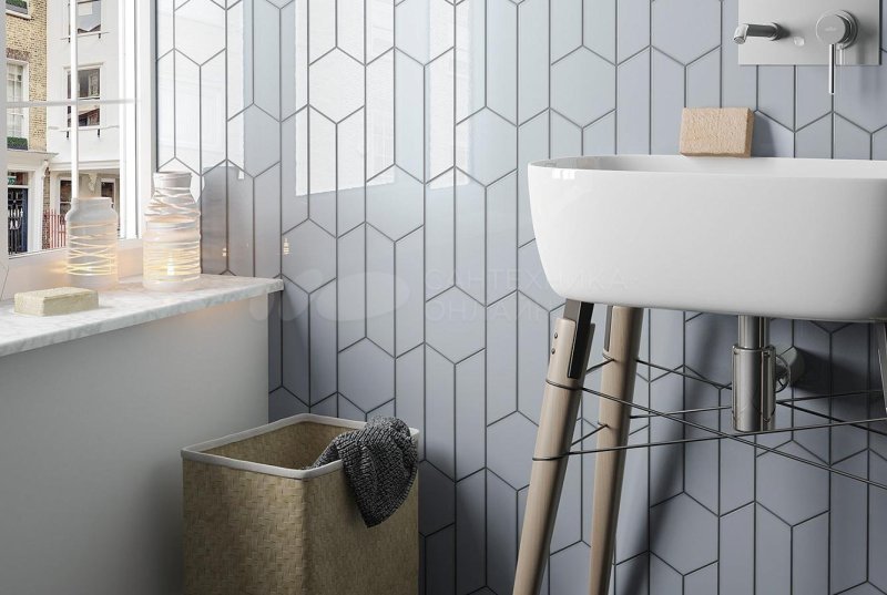 Equipe Chevron Wall White 5.2*18.6