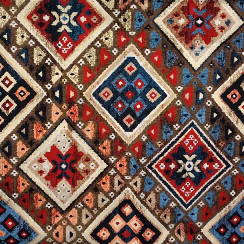 Ткань с восточным орнаментом