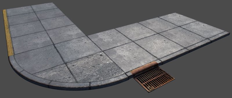 Покрытие тротуаров текстура