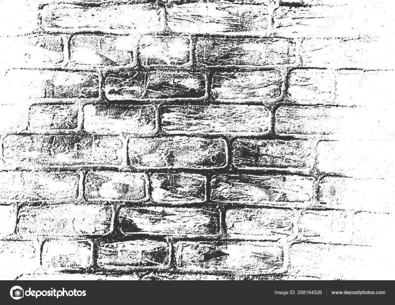 Кирпичная стена рисунок