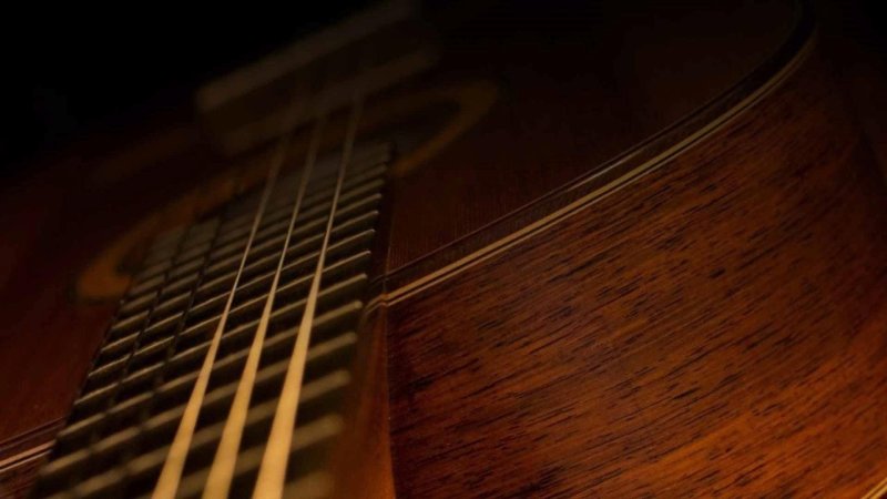 Гриф акустической гитары